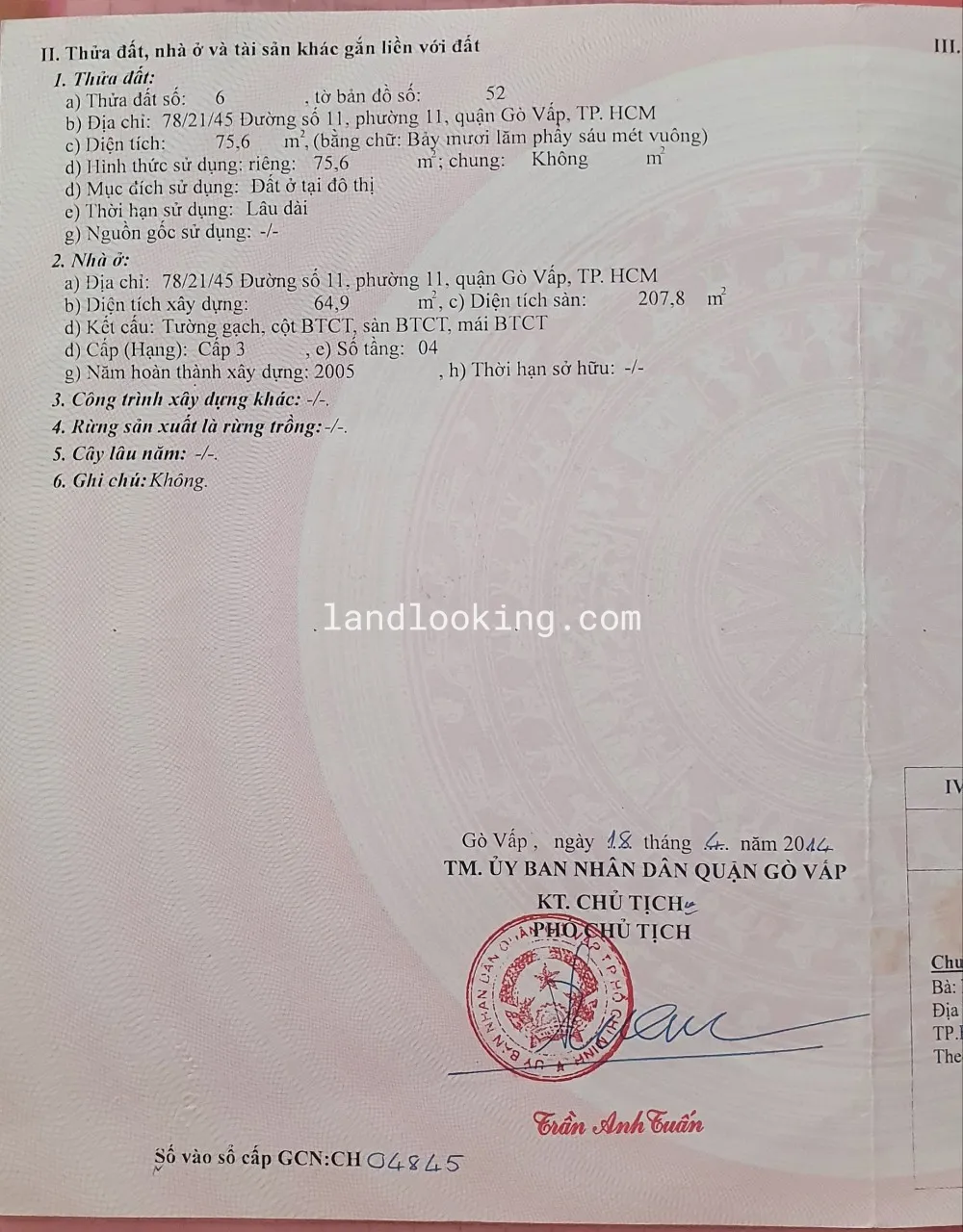 78/21/45 - Đường Số 11, Phường 11, Quận Gò Vấp - ảnh 7