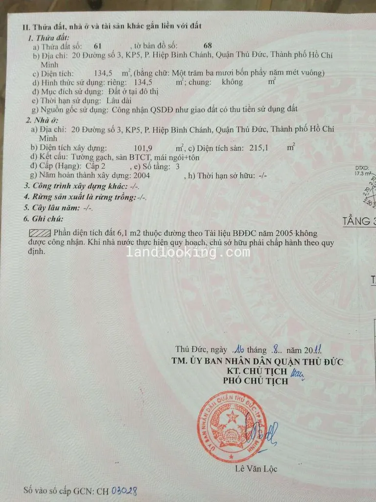 20 - Đường số 13, Phường Hiệp Bình Chánh, Quận Thủ Đức - ảnh 6