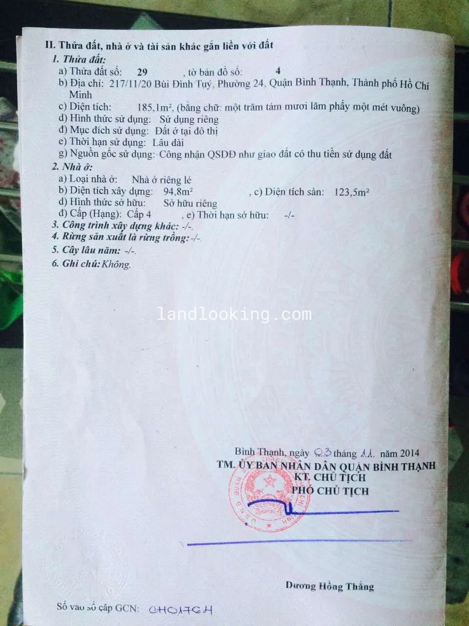 217/11/20 - Bùi Đình Túy, Phường 24, Quận Bình Thạnh - ảnh 4