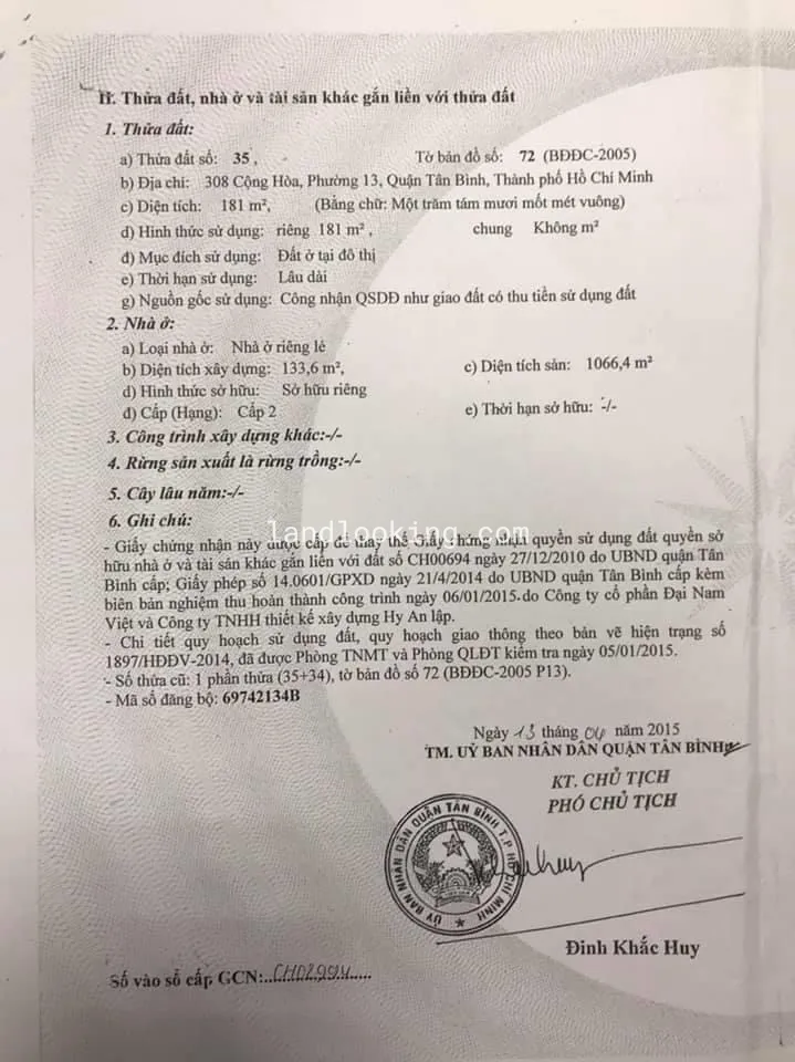 308 - Cộng Hòa, Phường 13, Quận Tân Bình - ảnh 0