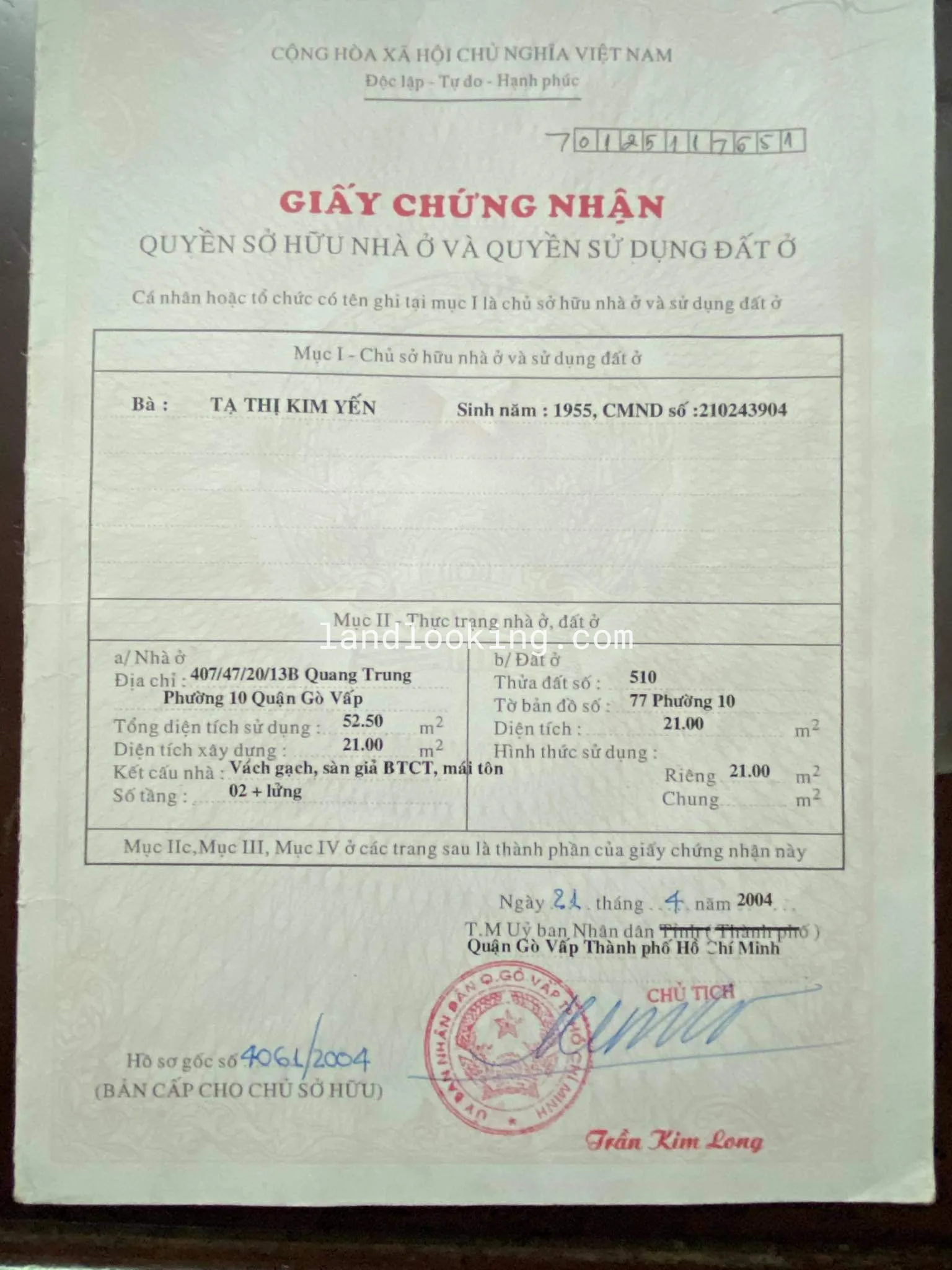 417/69/43 - Quang Trung, Phường 10, Quận Gò Vấp - ảnh 3