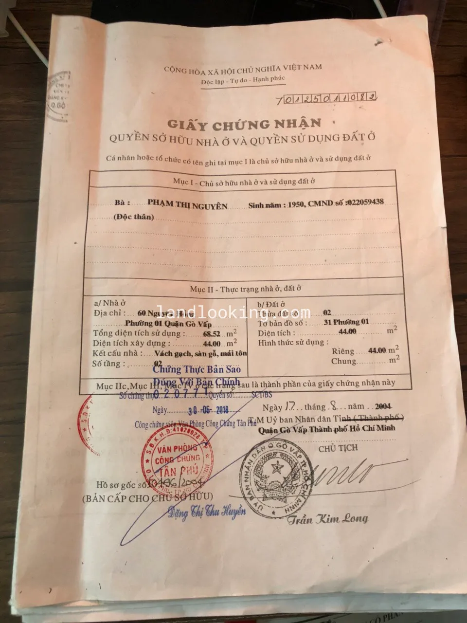 60 - Nguyên Hồng, Phường 01, Quận Gò Vấp - ảnh 4