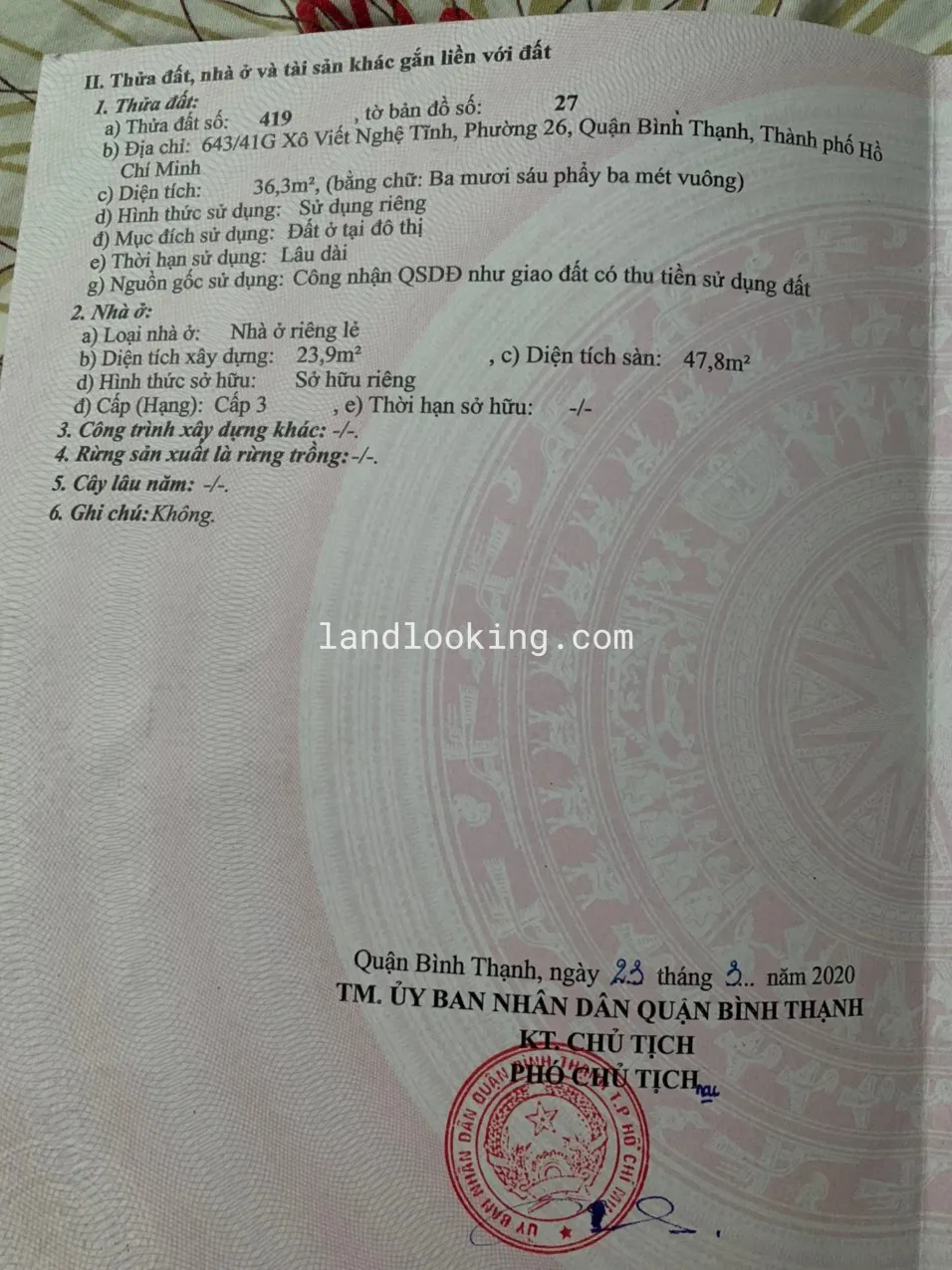 643/41G - Xô Viết Nghệ Tĩnh, Phường 26, Quận Bình Thạnh - ảnh 2