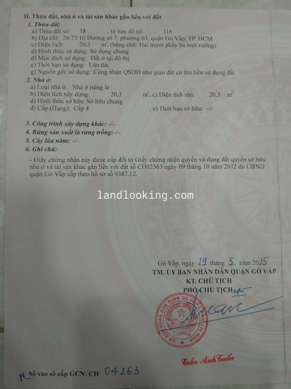 26/72/10 - Đường số 7, Phường 03, Quận Gò Vấp - ảnh 4