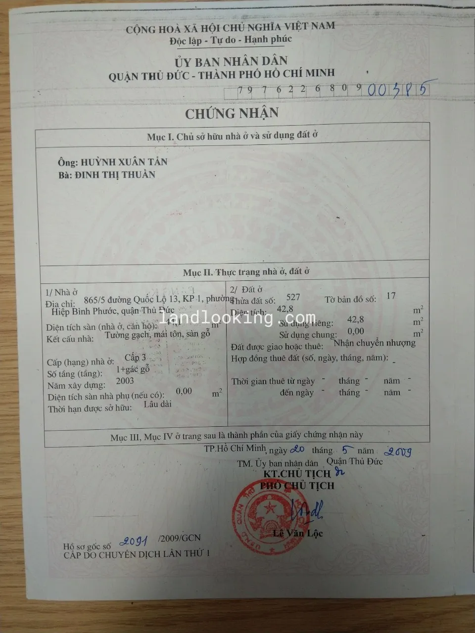 865/5 - Quốc Lộ 13, Phường Hiệp Bình Phước, Quận Thủ Đức - ảnh 5