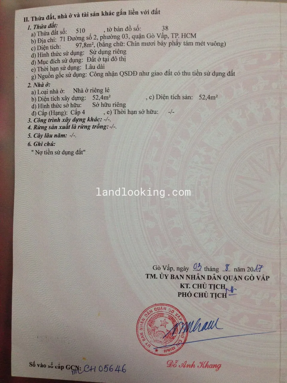 71 - Đường Số 2, Phường 03, Quận Gò Vấp - ảnh 3