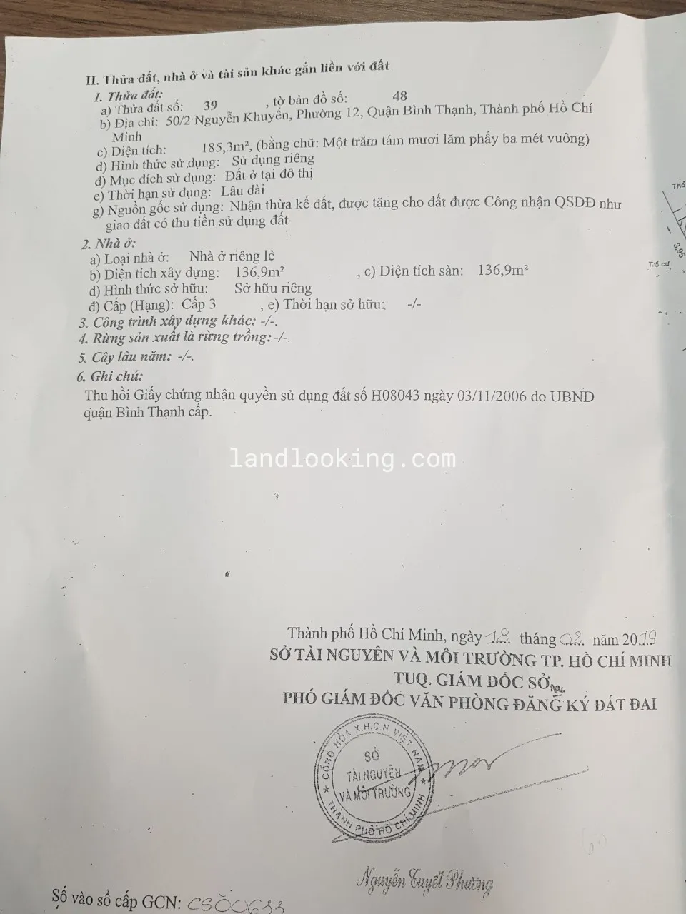 50/2 - Nguyễn Khuyến, Phường 12, Quận Bình Thạnh - ảnh 1