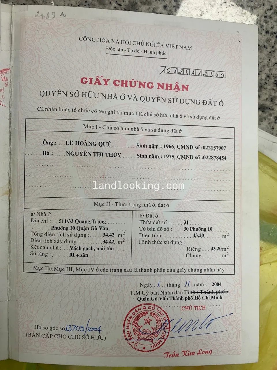 86/33 - Thống Nhất, Phường 10, Quận Gò Vấp - ảnh 4