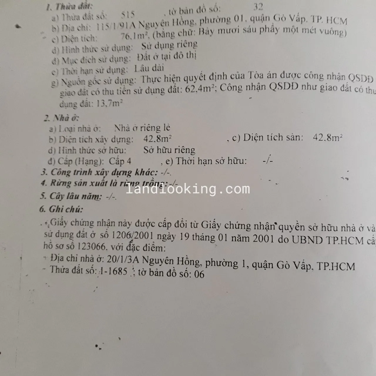 115/1/91A - Nguyên Hồng, Phường 01, Quận Gò Vấp - ảnh 1