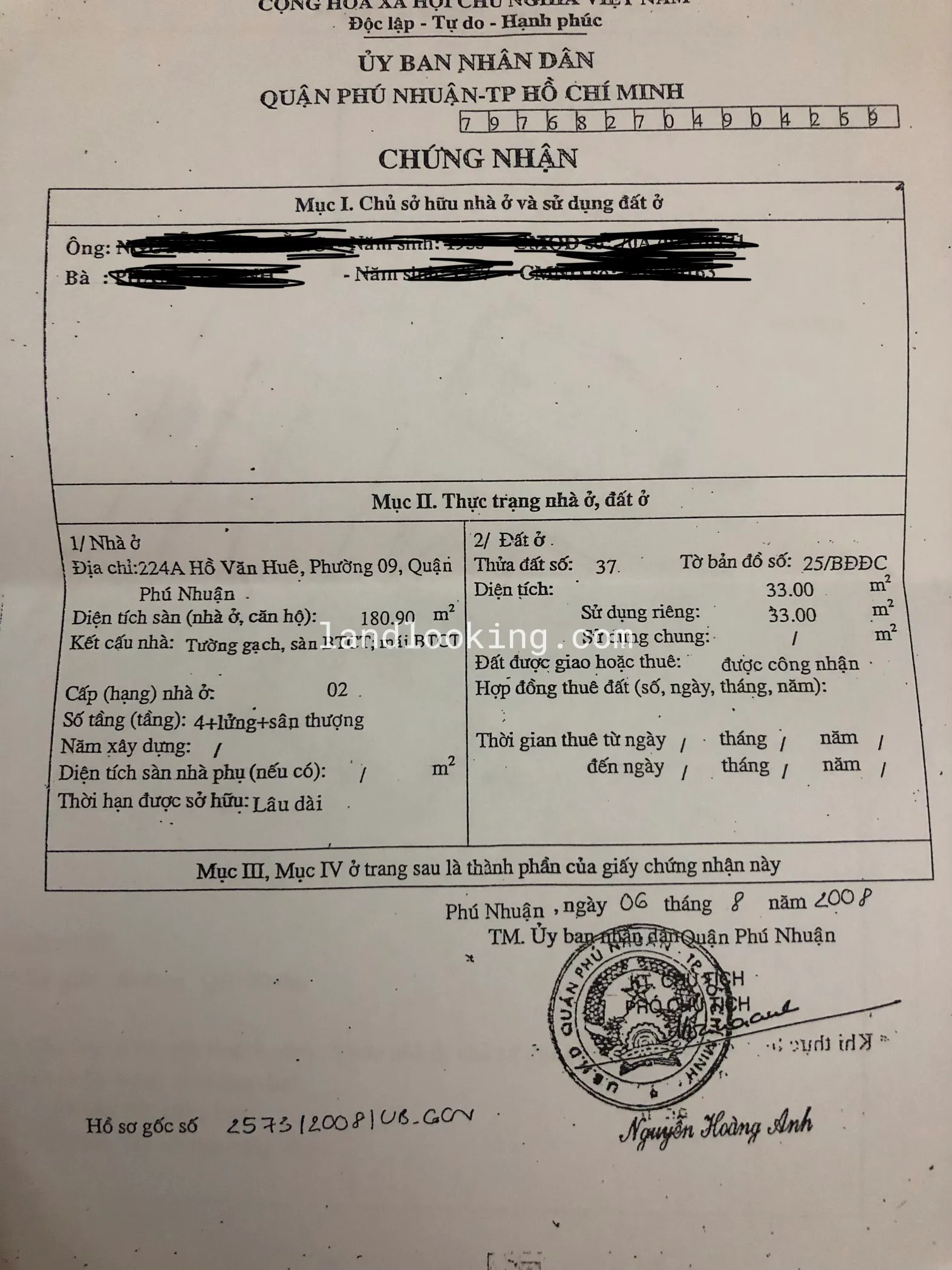 224A - Hồ Văn Huê, Phường 09, Quận Phú Nhuận - ảnh 1