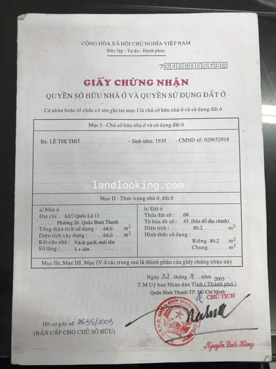 63/7-9 - Quốc Lộ 13, Phường 26, Quận Bình Thạnh - ảnh 1