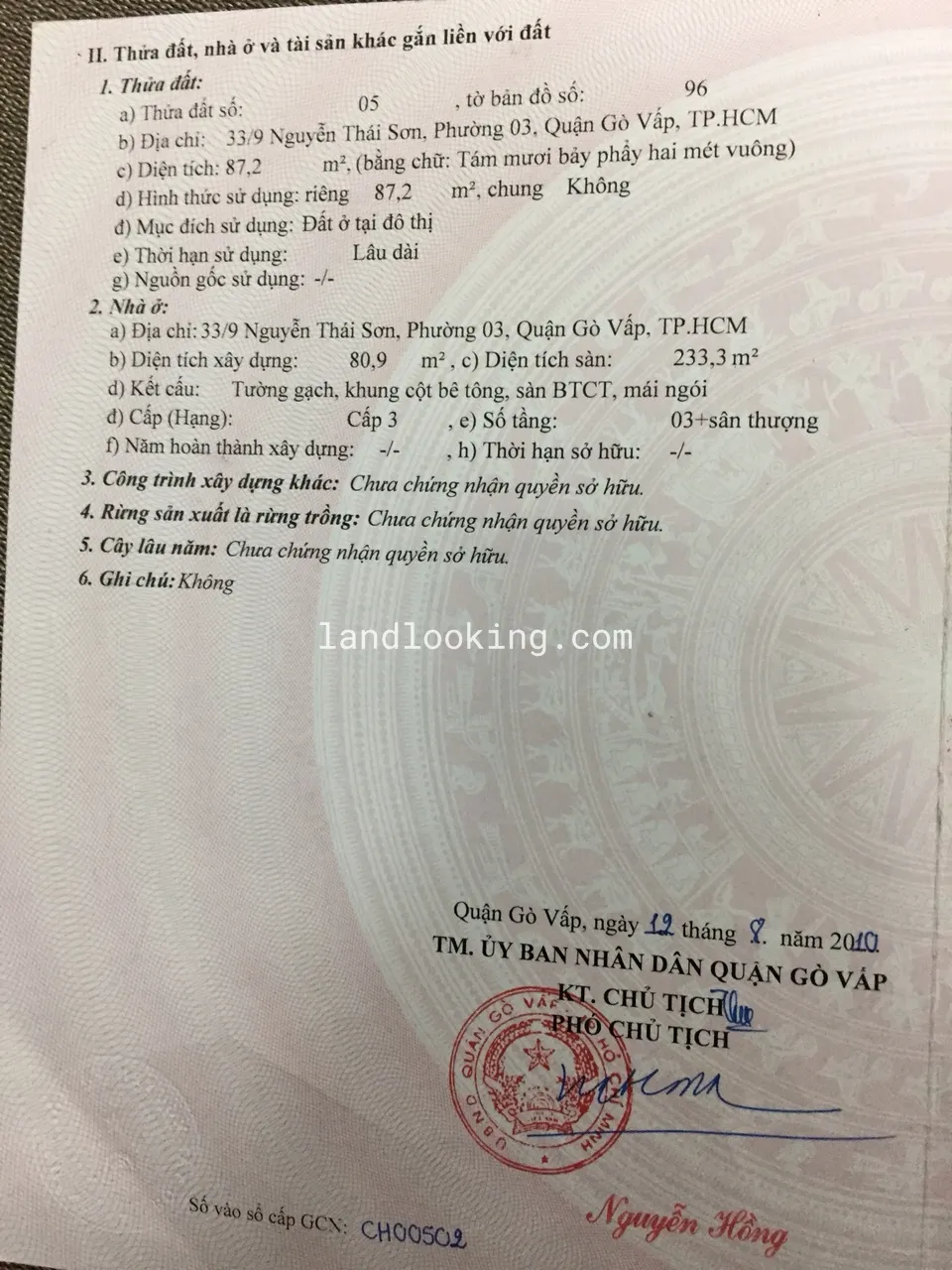 544 - Nguyễn Văn Công, Phường 03, Quận Gò Vấp - ảnh 2