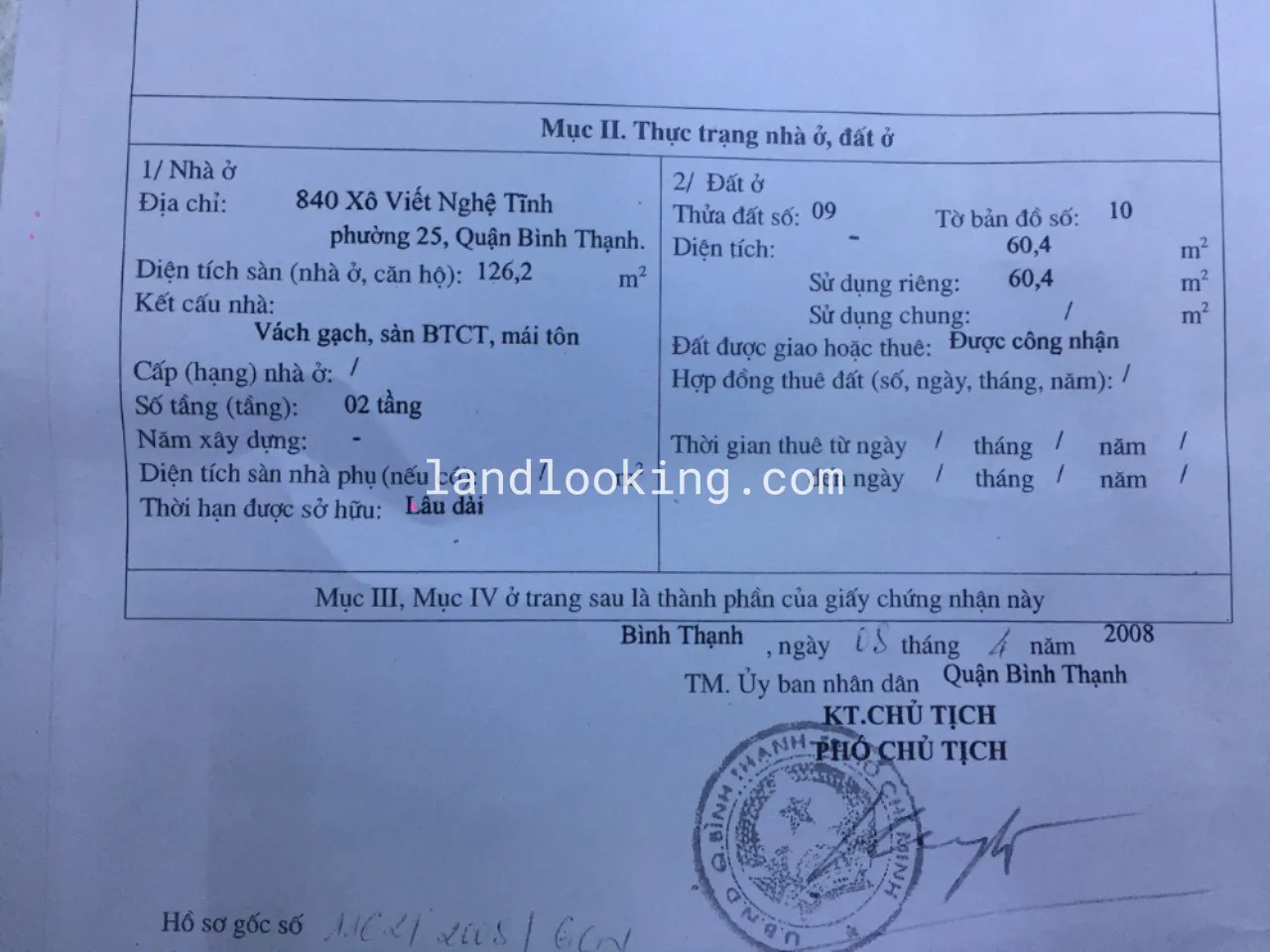 840 - Xô Viết Nghệ Tĩnh, Phường 25, Quận Bình Thạnh - ảnh 1