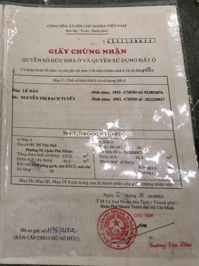 85 - Hồ Văn Huê, Phường 09, Quận Phú Nhuận - ảnh 1