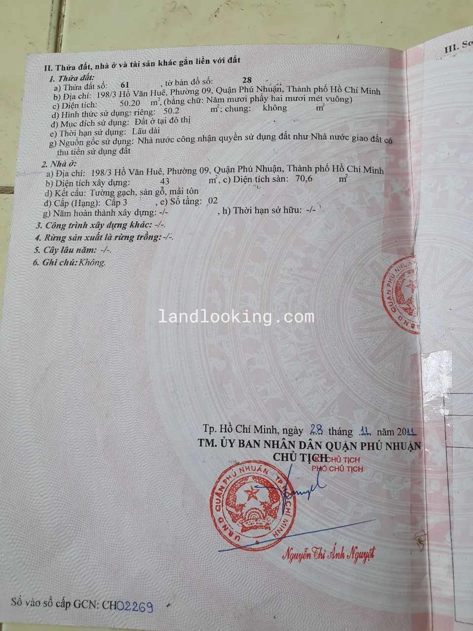 198/3 - Hồ Văn Huê, Phường 09, Quận Phú Nhuận - ảnh 0