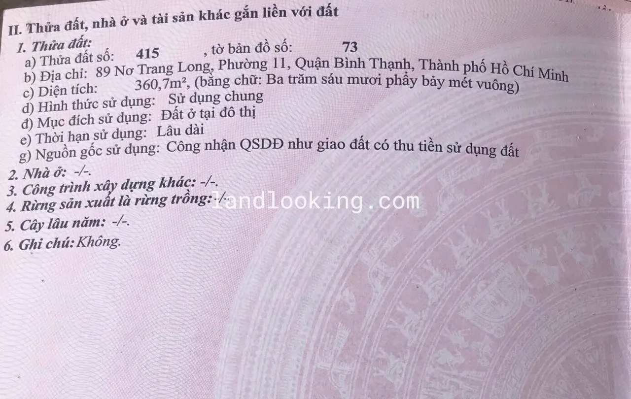 89 - Nơ Trang Long, Phường 11, Quận Bình Thạnh - ảnh 0