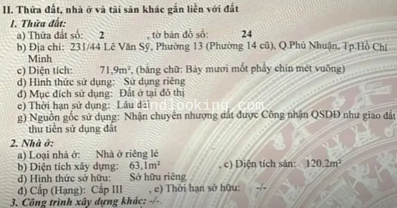 231/44, Lê Văn Sỹ, Phường 13, Quận Phú Nhuận, Hồ Chí Minh - ảnh 3