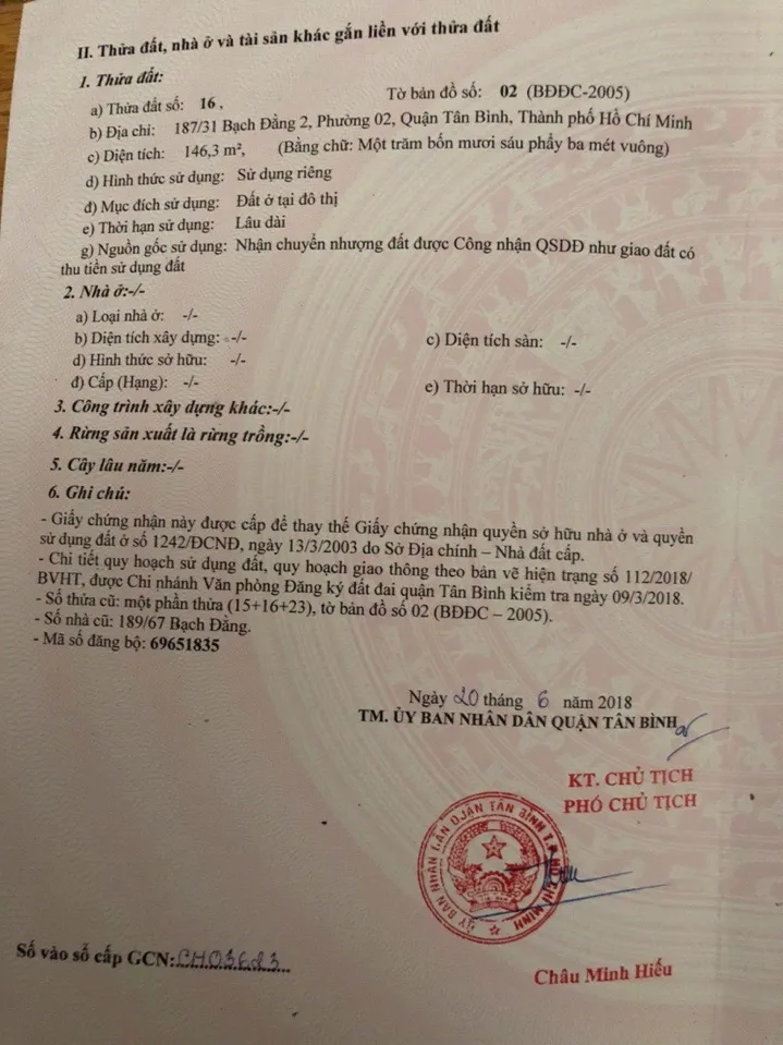 187/31 - Bạch Đằng, Phường 02, Quận Tân Bình - ảnh 1